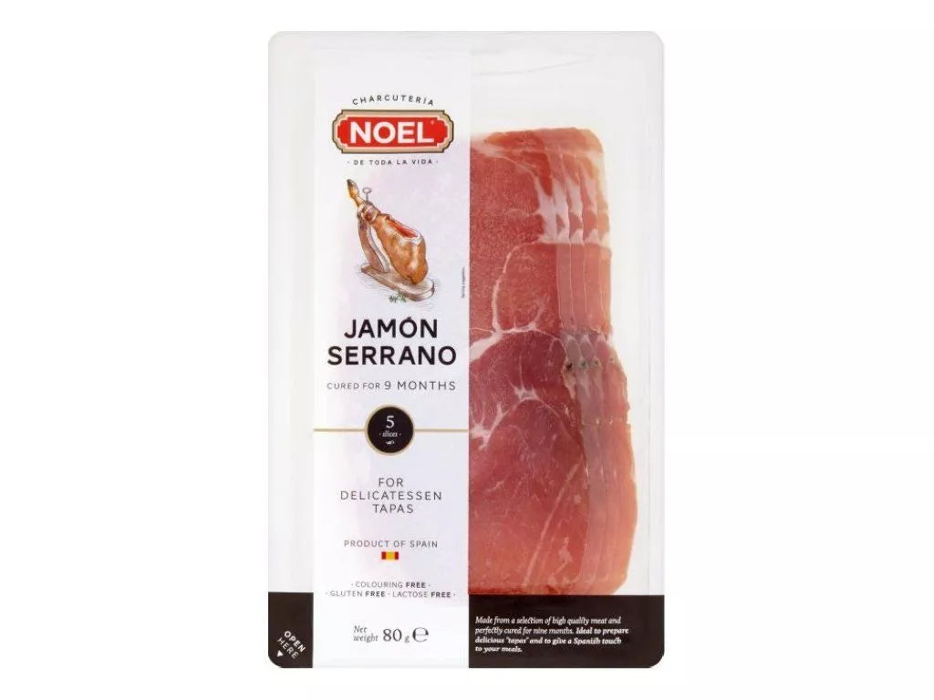 Jamón Serrano Noel 80g
