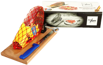 Mini Jamón Curado darkové balení+nůž a prkénko Argal